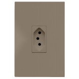 Conjunto Tomada 10a Vertical 4x2 - RECTA FENDI SATIN FOSCO